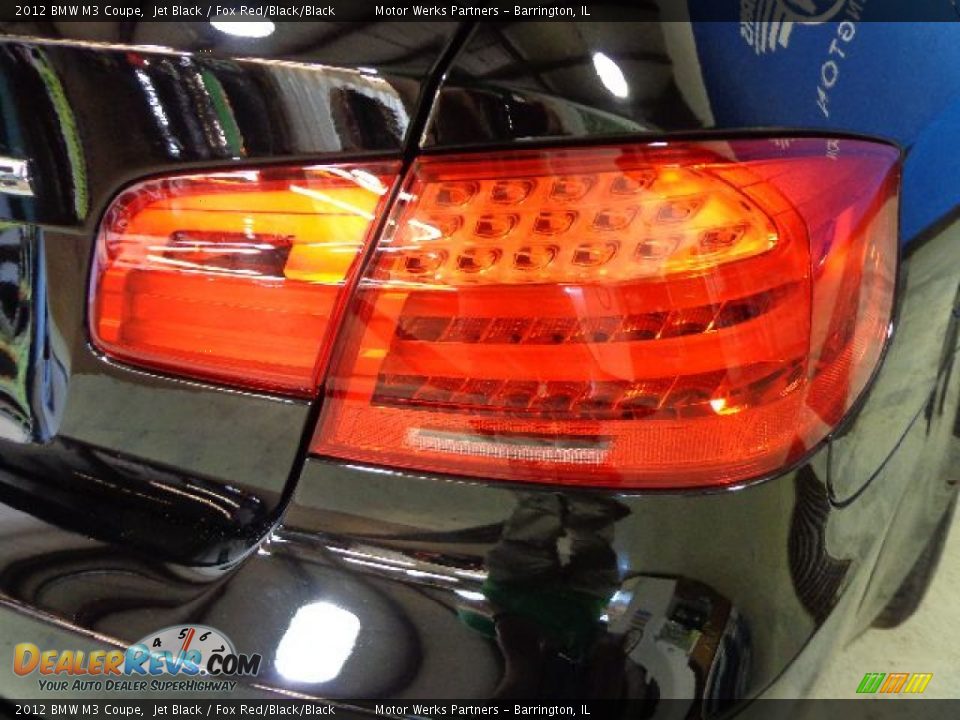 2012 BMW M3 Coupe Jet Black / Fox Red/Black/Black Photo #10