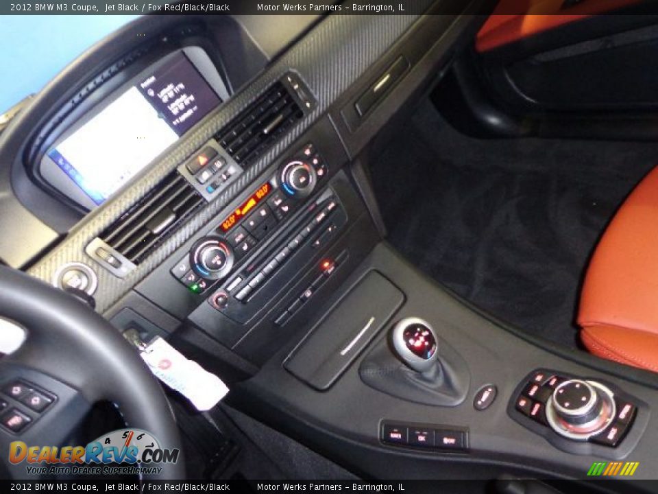 2012 BMW M3 Coupe Jet Black / Fox Red/Black/Black Photo #26