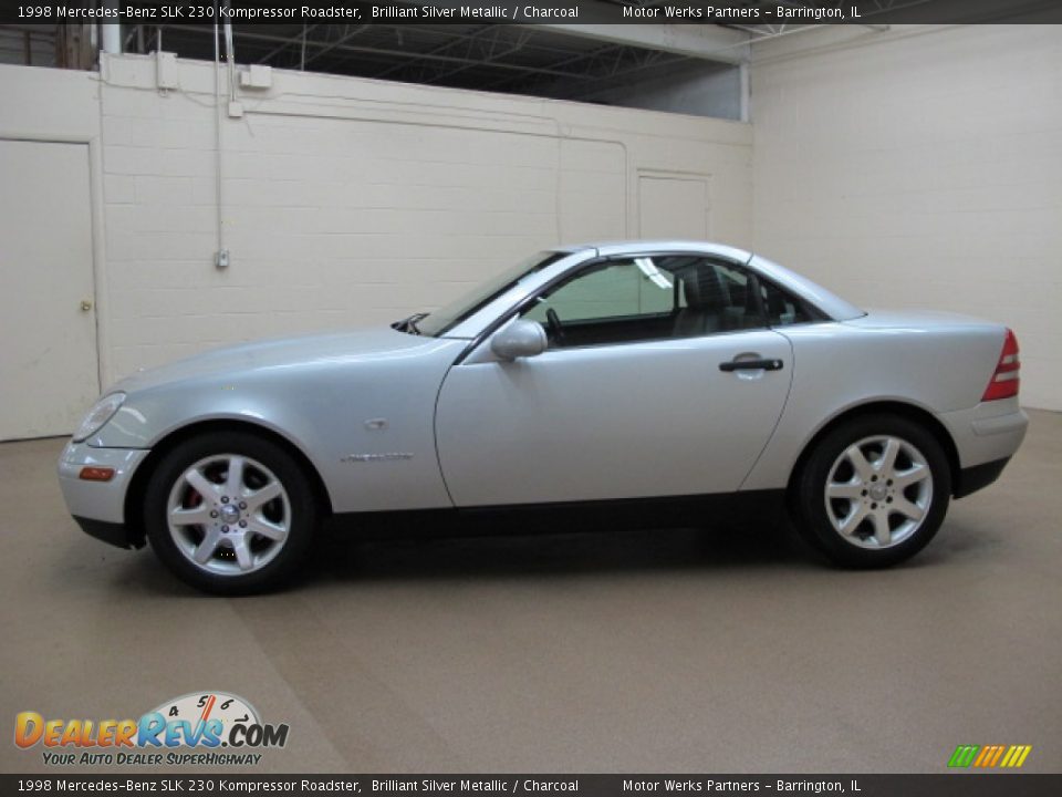 Brilliant Silver Metallic 1998 Mercedes-Benz SLK 230 Kompressor Roadster Photo #4
