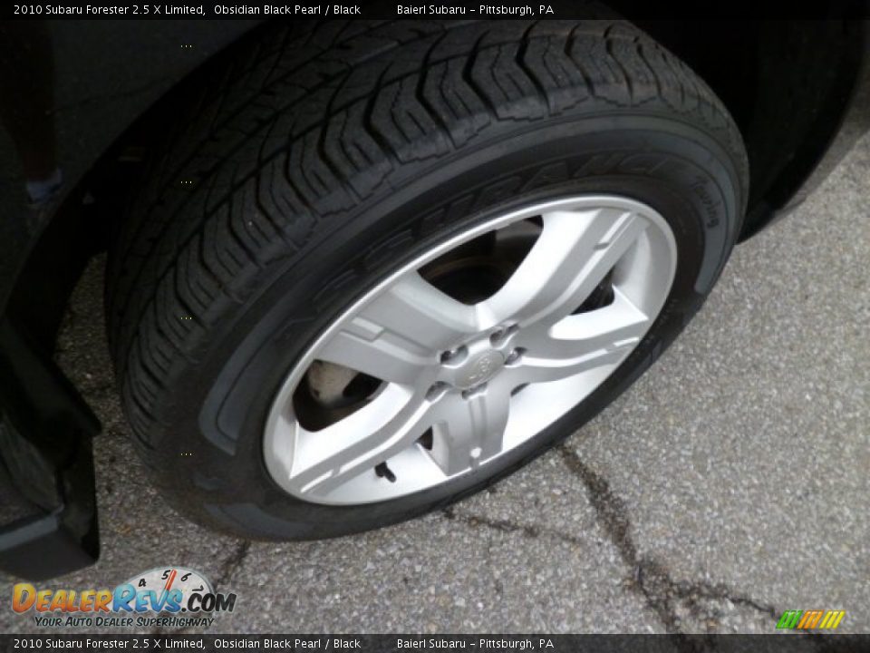 2010 Subaru Forester 2.5 X Limited Obsidian Black Pearl / Black Photo #9