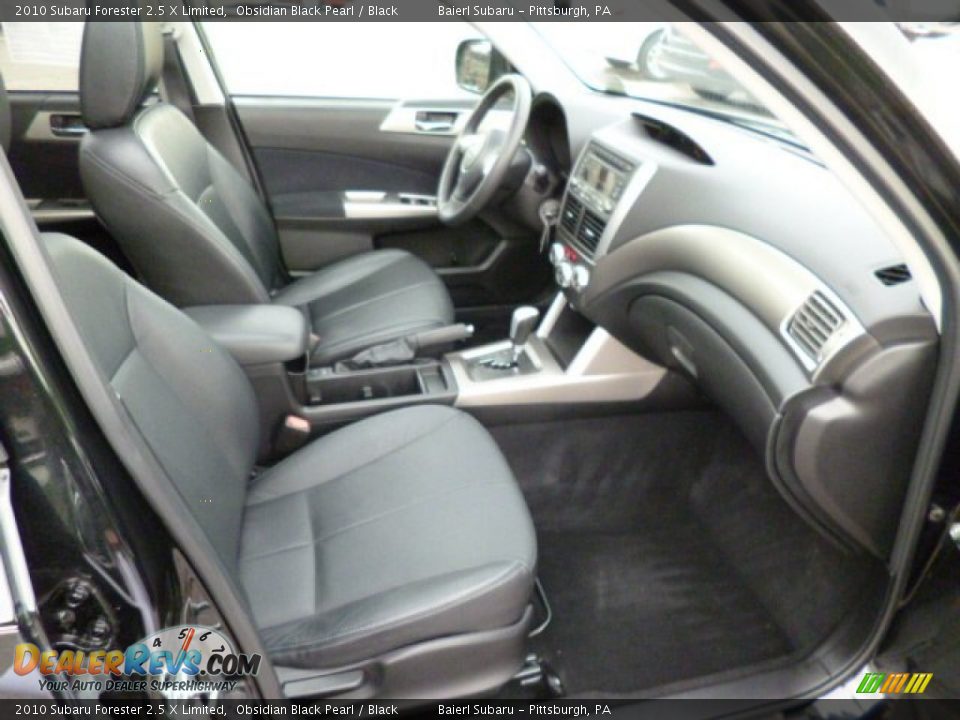 2010 Subaru Forester 2.5 X Limited Obsidian Black Pearl / Black Photo #10