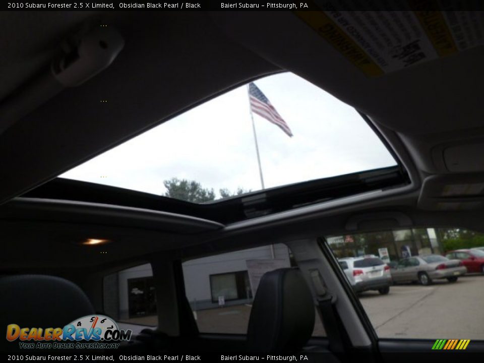 2010 Subaru Forester 2.5 X Limited Obsidian Black Pearl / Black Photo #11