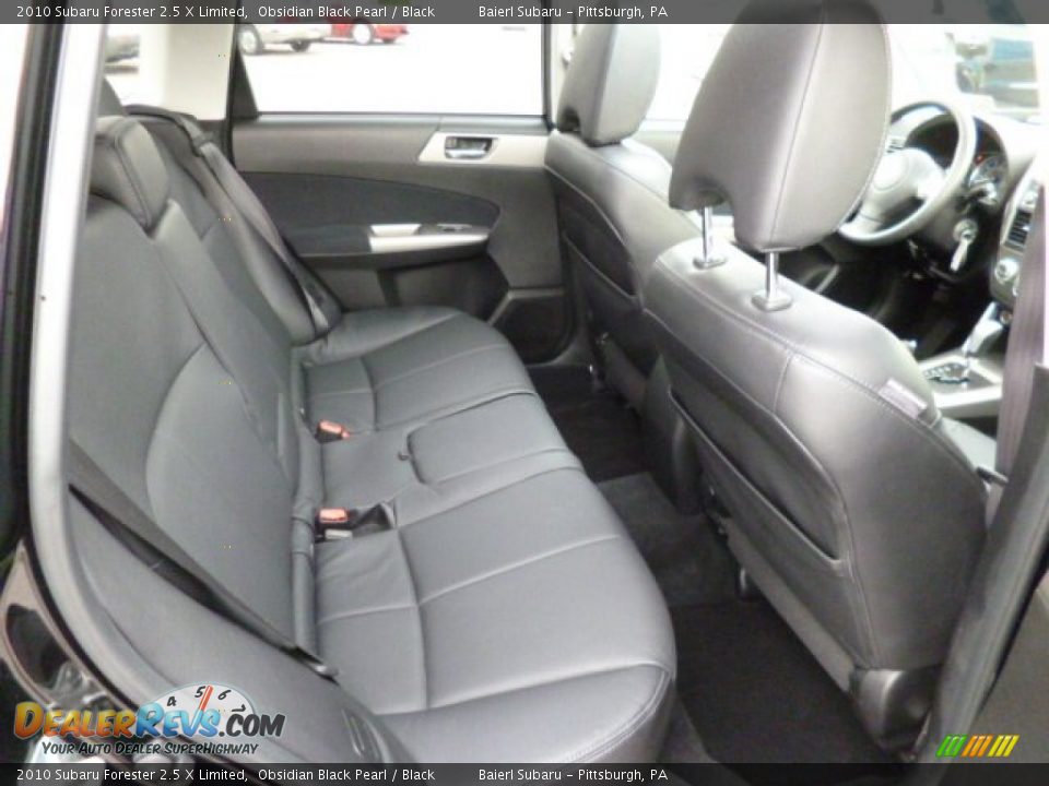 2010 Subaru Forester 2.5 X Limited Obsidian Black Pearl / Black Photo #12
