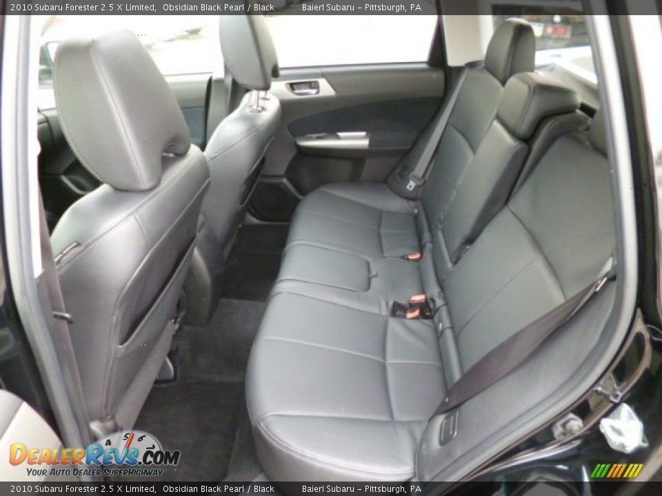 2010 Subaru Forester 2.5 X Limited Obsidian Black Pearl / Black Photo #14