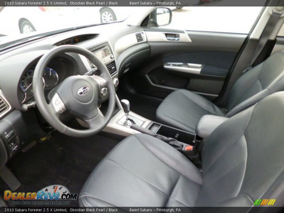 2010 Subaru Forester 2.5 X Limited Obsidian Black Pearl / Black Photo #17