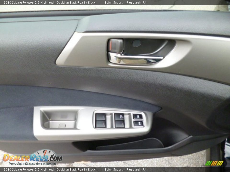 2010 Subaru Forester 2.5 X Limited Obsidian Black Pearl / Black Photo #18