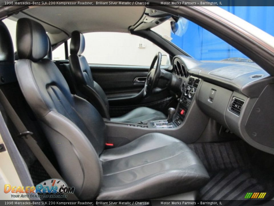 Charcoal Interior - 1998 Mercedes-Benz SLK 230 Kompressor Roadster Photo #16