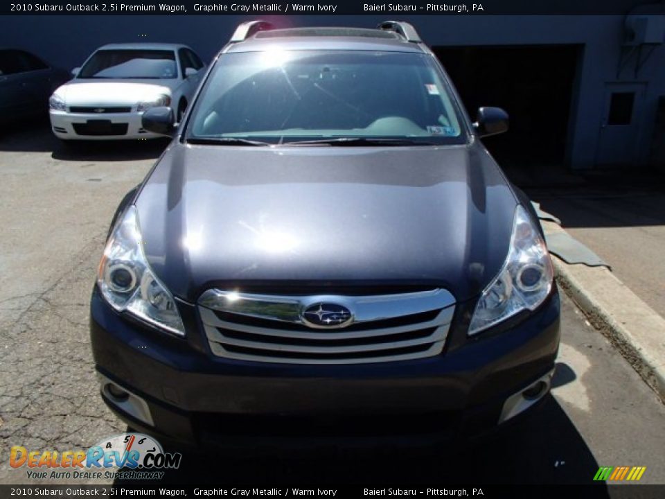 2010 Subaru Outback 2.5i Premium Wagon Graphite Gray Metallic / Warm Ivory Photo #2