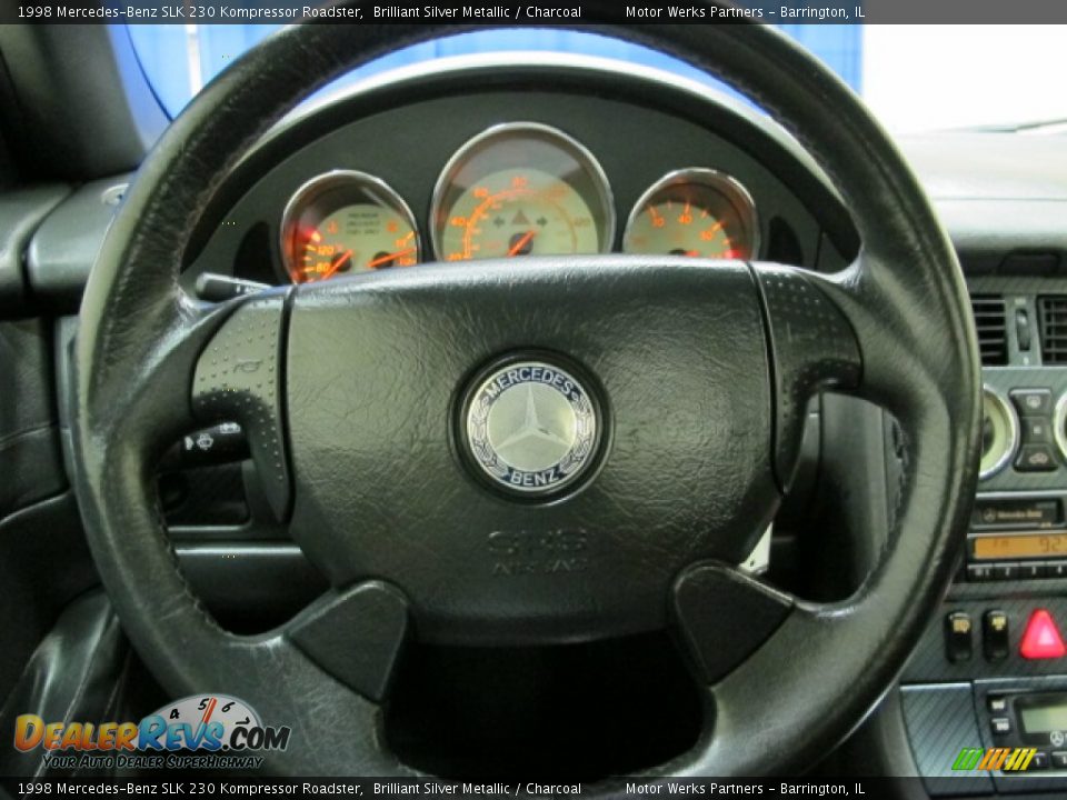 1998 Mercedes-Benz SLK 230 Kompressor Roadster Steering Wheel Photo #25
