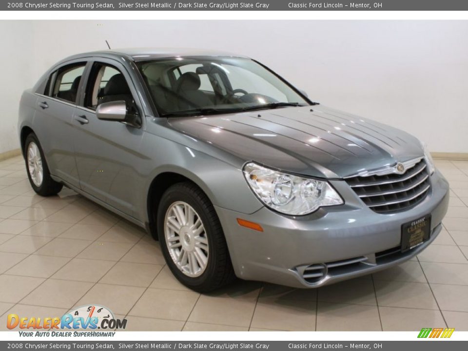 2008 Chrysler Sebring Touring Sedan Silver Steel Metallic / Dark Slate Gray/Light Slate Gray Photo #1