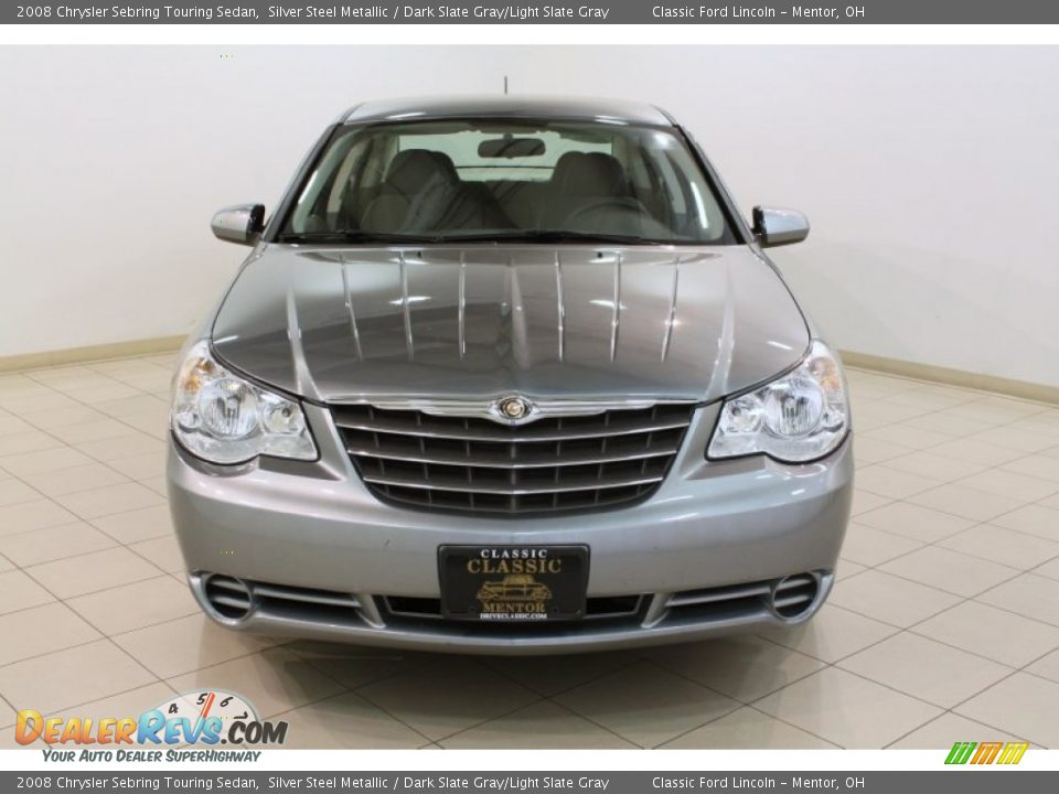 2008 Chrysler Sebring Touring Sedan Silver Steel Metallic / Dark Slate Gray/Light Slate Gray Photo #2