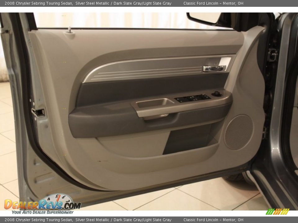 2008 Chrysler Sebring Touring Sedan Silver Steel Metallic / Dark Slate Gray/Light Slate Gray Photo #4