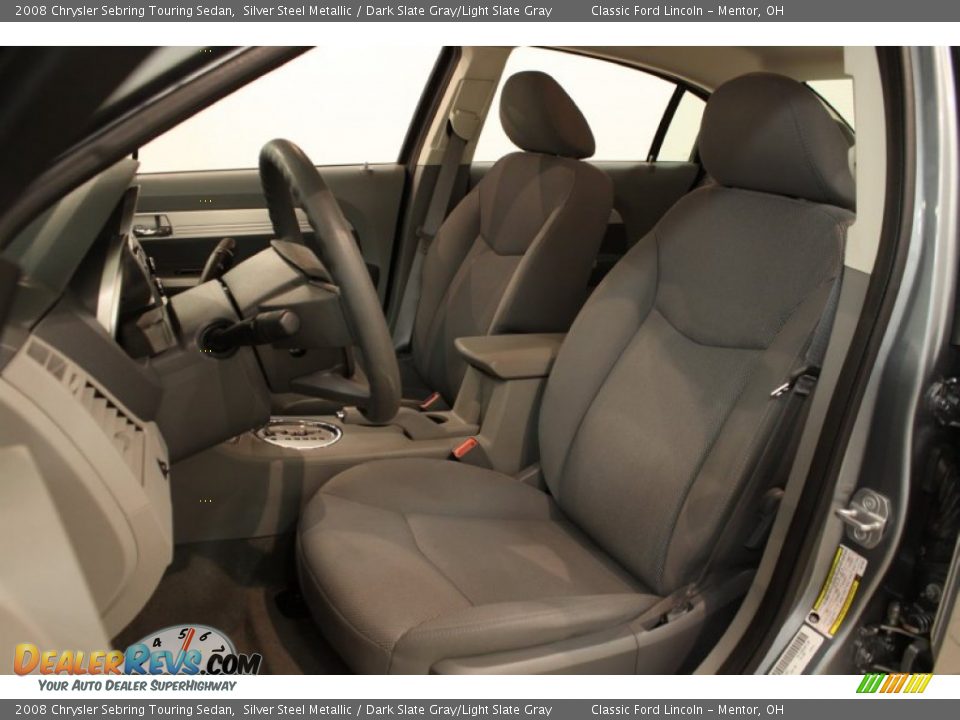 2008 Chrysler Sebring Touring Sedan Silver Steel Metallic / Dark Slate Gray/Light Slate Gray Photo #5