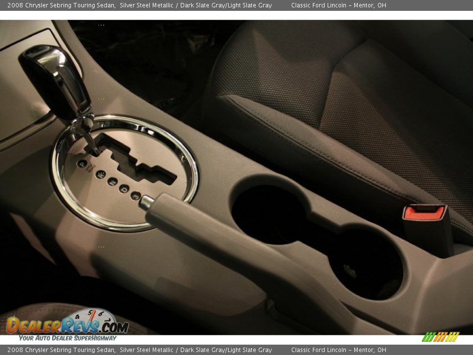 2008 Chrysler Sebring Touring Sedan Silver Steel Metallic / Dark Slate Gray/Light Slate Gray Photo #10