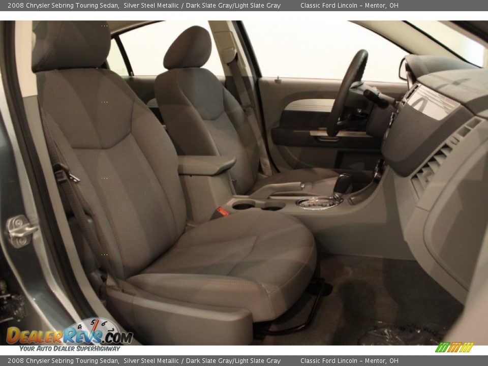 2008 Chrysler Sebring Touring Sedan Silver Steel Metallic / Dark Slate Gray/Light Slate Gray Photo #11