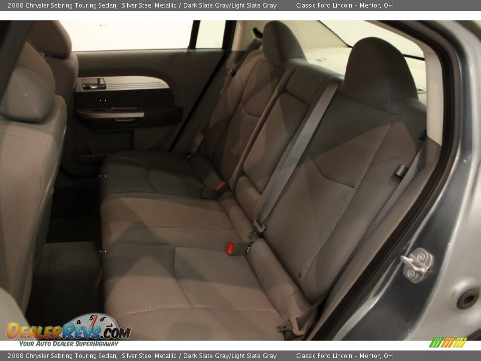 2008 Chrysler Sebring Touring Sedan Silver Steel Metallic / Dark Slate Gray/Light Slate Gray Photo #13