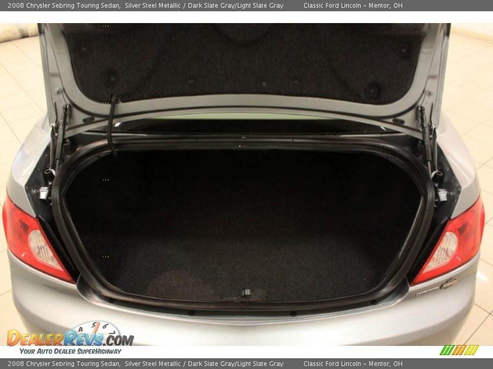 2008 Chrysler Sebring Touring Sedan Silver Steel Metallic / Dark Slate Gray/Light Slate Gray Photo #14