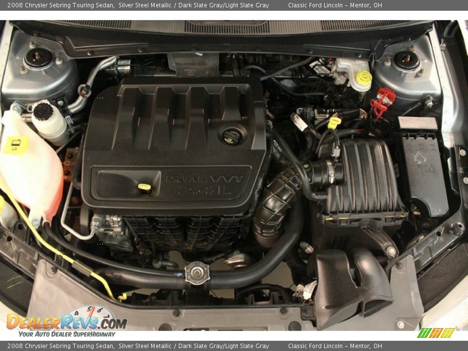 2008 Chrysler Sebring Touring Sedan Silver Steel Metallic / Dark Slate Gray/Light Slate Gray Photo #15
