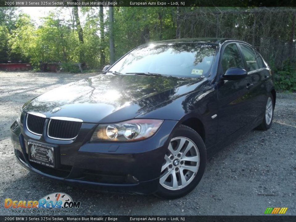 2006 BMW 3 Series 325xi Sedan Monaco Blue Metallic / Beige Photo #1