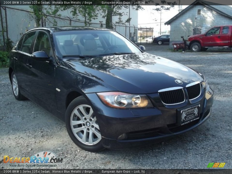2006 BMW 3 Series 325xi Sedan Monaco Blue Metallic / Beige Photo #2