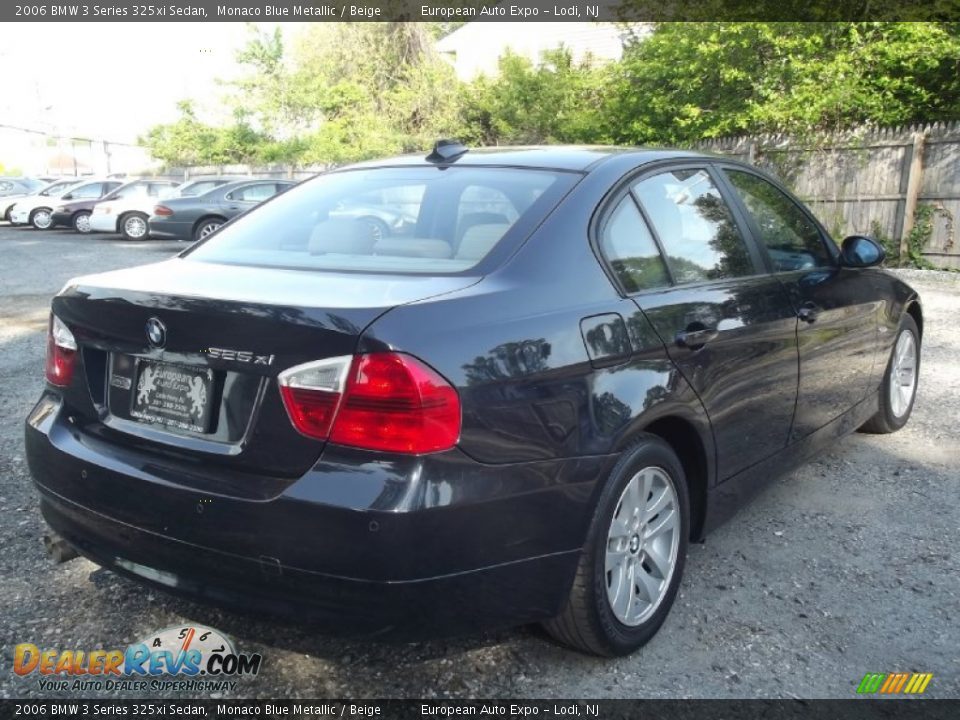 2006 BMW 3 Series 325xi Sedan Monaco Blue Metallic / Beige Photo #4