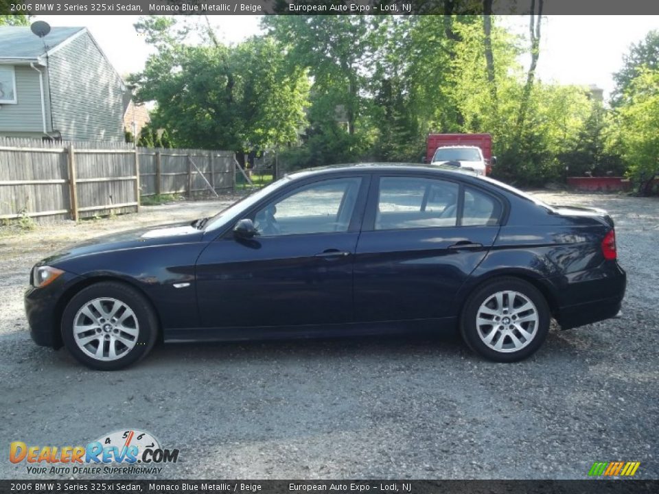 2006 BMW 3 Series 325xi Sedan Monaco Blue Metallic / Beige Photo #7
