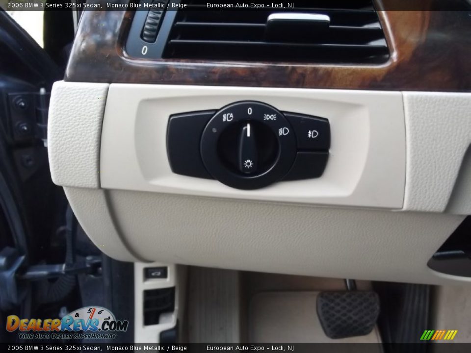 2006 BMW 3 Series 325xi Sedan Monaco Blue Metallic / Beige Photo #14