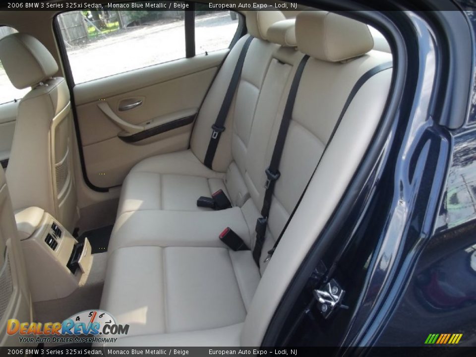 2006 BMW 3 Series 325xi Sedan Monaco Blue Metallic / Beige Photo #24