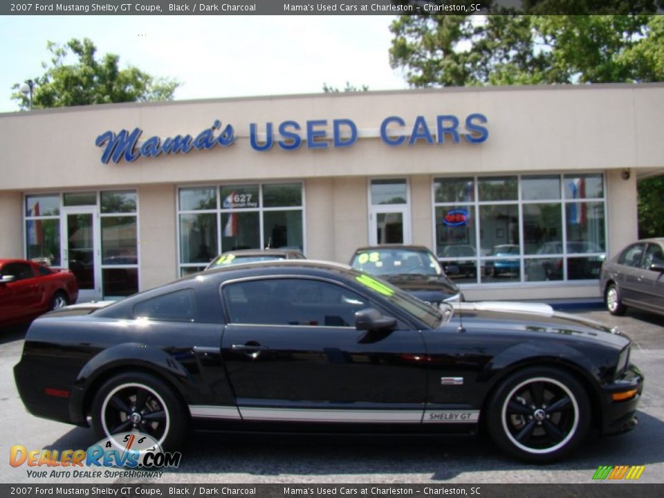2007 Ford Mustang Shelby GT Coupe Black / Dark Charcoal Photo #1