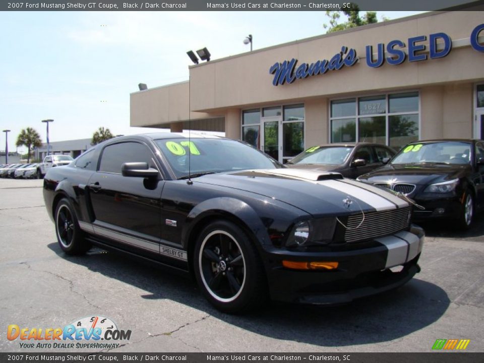 2007 Ford Mustang Shelby GT Coupe Black / Dark Charcoal Photo #3