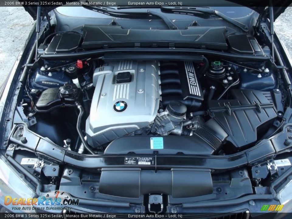 2006 BMW 3 Series 325xi Sedan Monaco Blue Metallic / Beige Photo #32