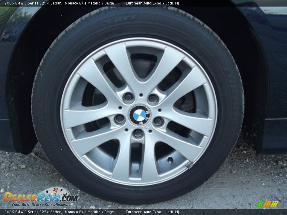 2006 BMW 3 Series 325xi Sedan Monaco Blue Metallic / Beige Photo #33
