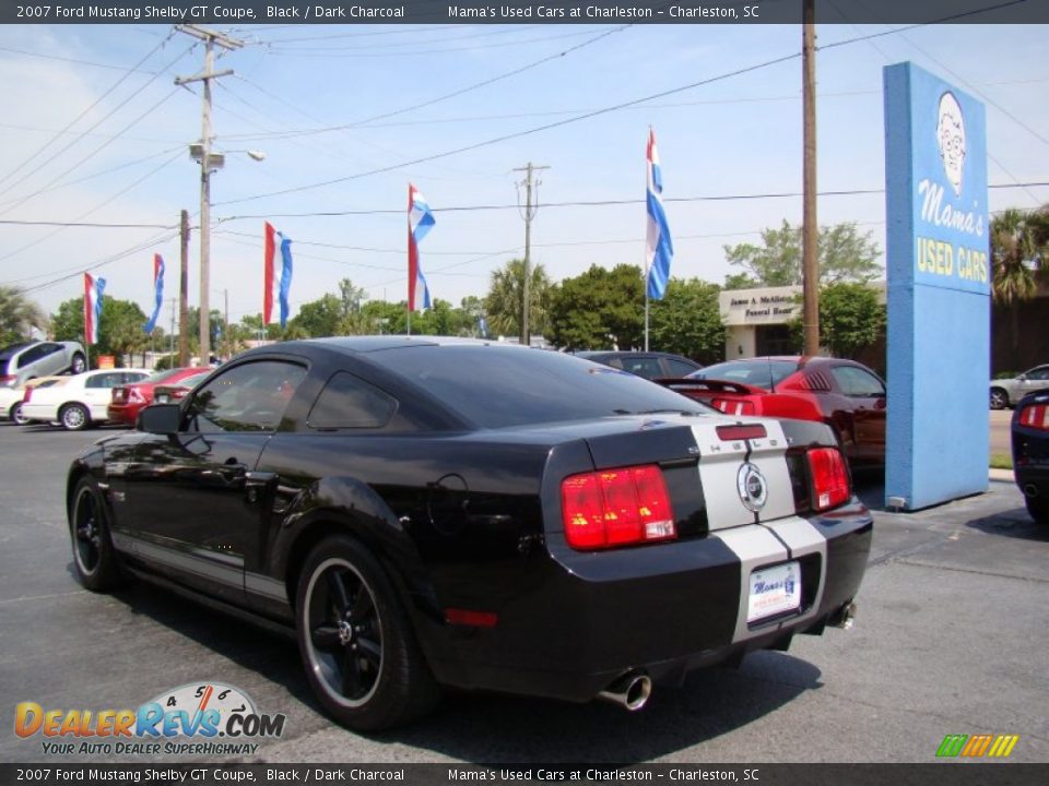2007 Ford Mustang Shelby GT Coupe Black / Dark Charcoal Photo #7