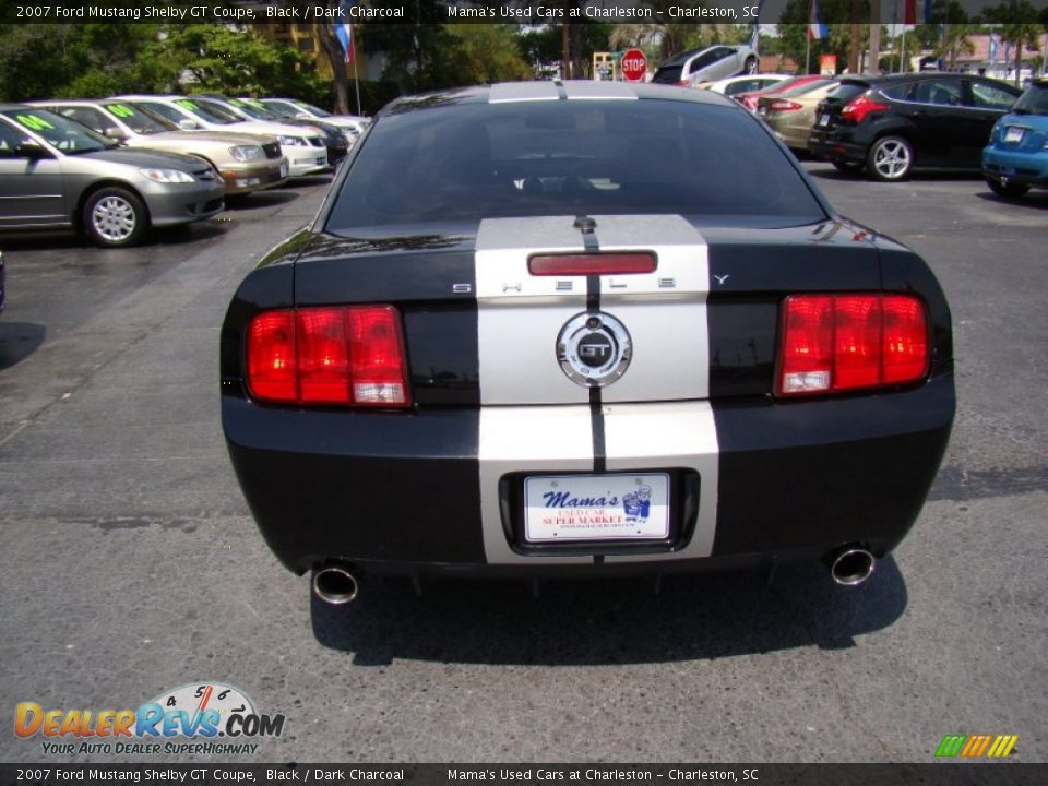 2007 Ford Mustang Shelby GT Coupe Black / Dark Charcoal Photo #8