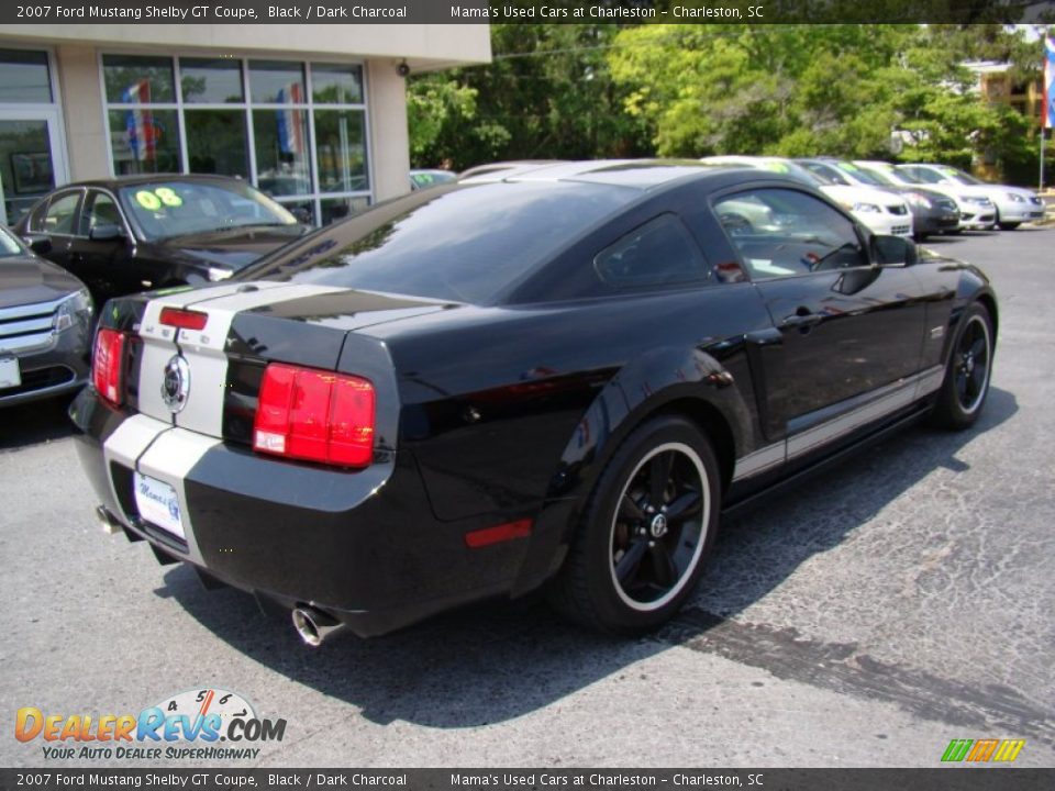 2007 Ford Mustang Shelby GT Coupe Black / Dark Charcoal Photo #9