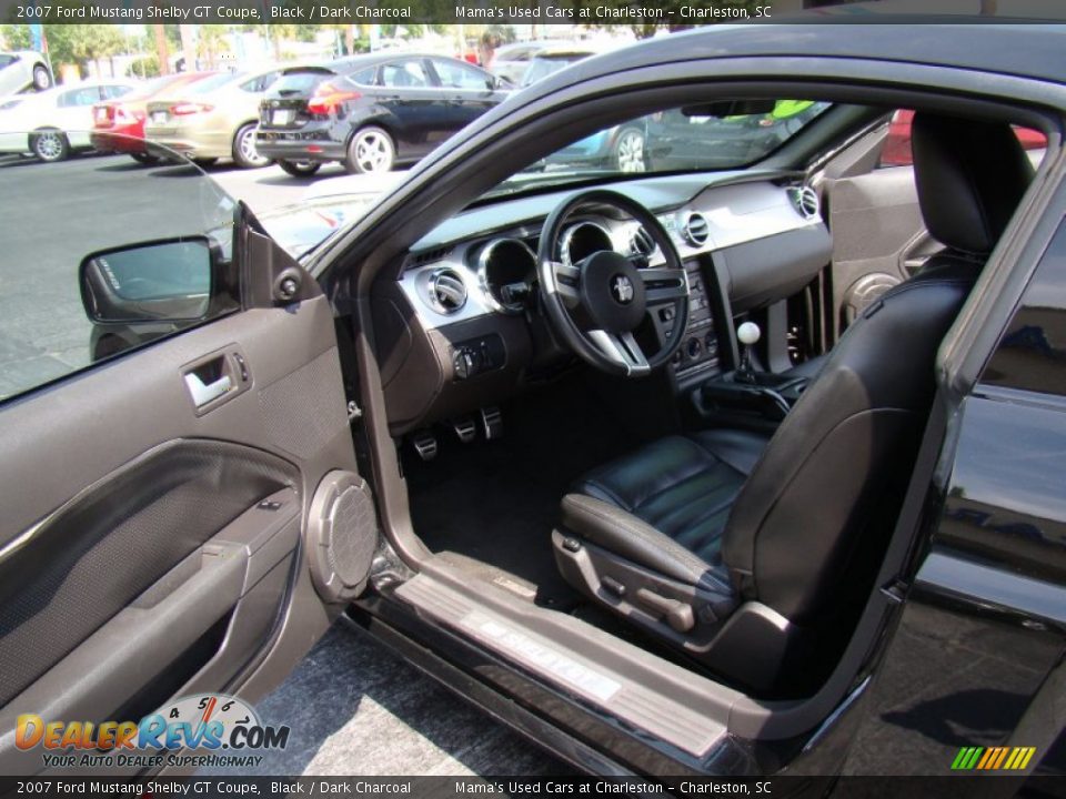 2007 Ford Mustang Shelby GT Coupe Black / Dark Charcoal Photo #10