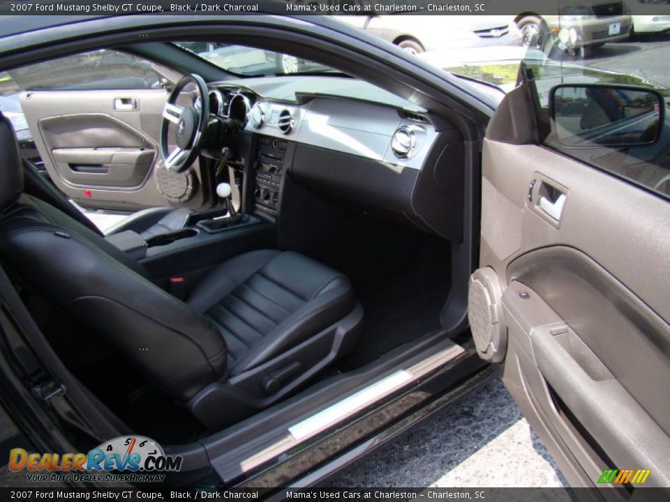 2007 Ford Mustang Shelby GT Coupe Black / Dark Charcoal Photo #12
