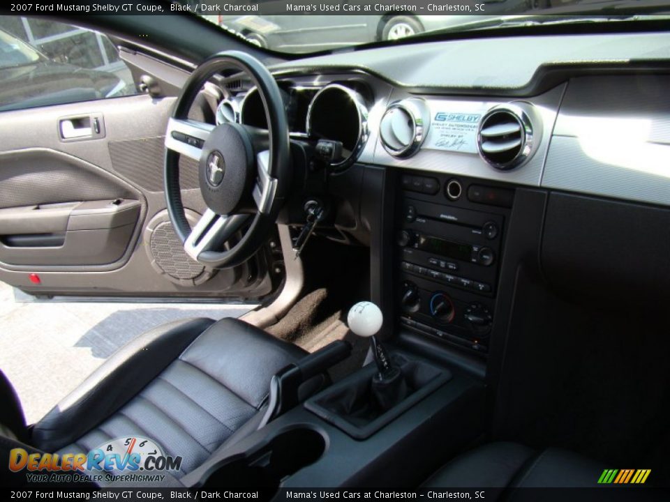 2007 Ford Mustang Shelby GT Coupe Black / Dark Charcoal Photo #14