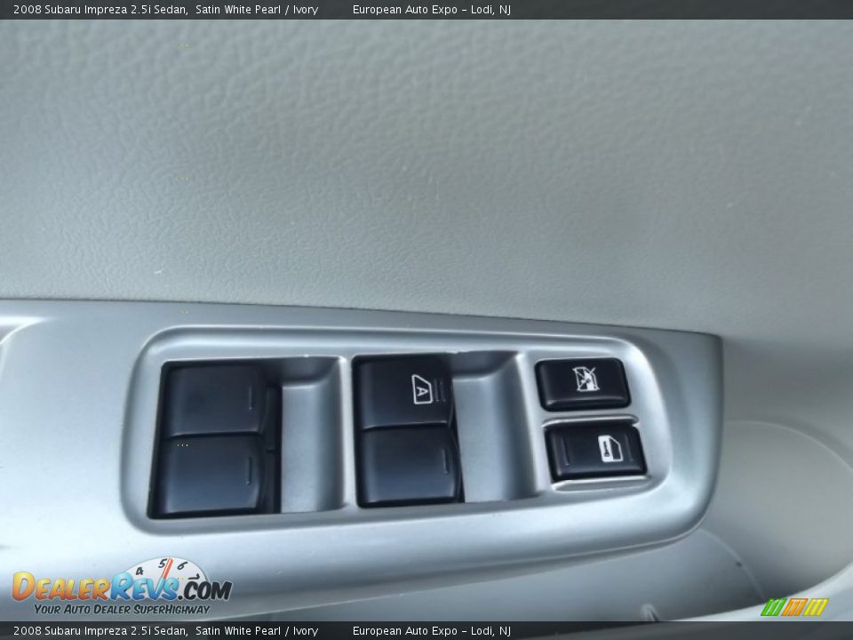 2008 Subaru Impreza 2.5i Sedan Satin White Pearl / Ivory Photo #9
