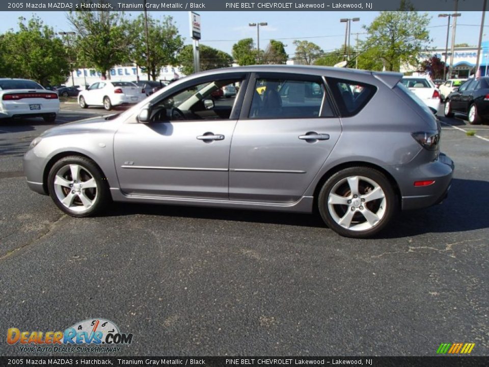 Titanium Gray Metallic 2005 Mazda MAZDA3 s Hatchback Photo #9