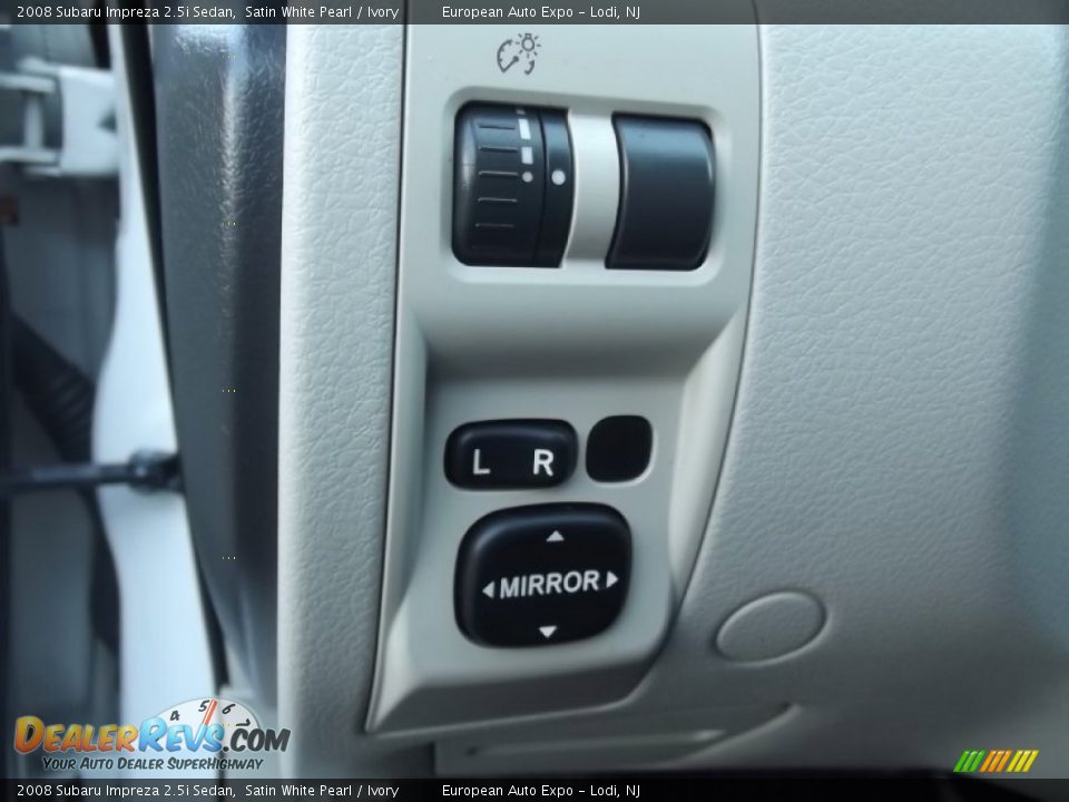2008 Subaru Impreza 2.5i Sedan Satin White Pearl / Ivory Photo #13