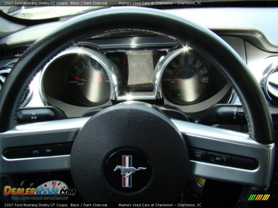 2007 Ford Mustang Shelby GT Coupe Black / Dark Charcoal Photo #19