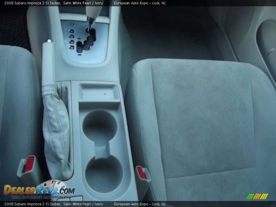 2008 Subaru Impreza 2.5i Sedan Satin White Pearl / Ivory Photo #18