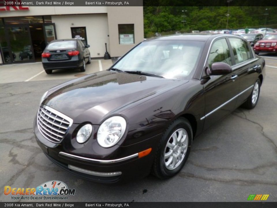 Front 3/4 View of 2008 Kia Amanti  Photo #3