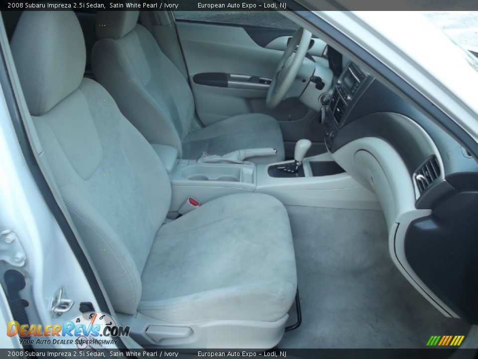 2008 Subaru Impreza 2.5i Sedan Satin White Pearl / Ivory Photo #19
