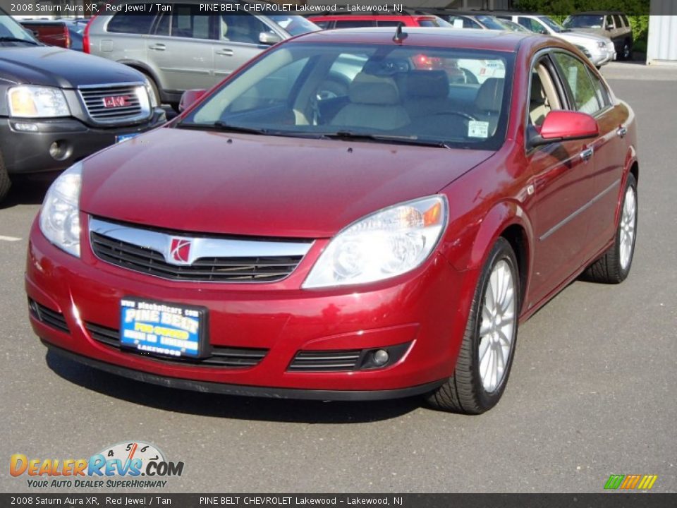 2008 Saturn Aura XR Red Jewel / Tan Photo #1