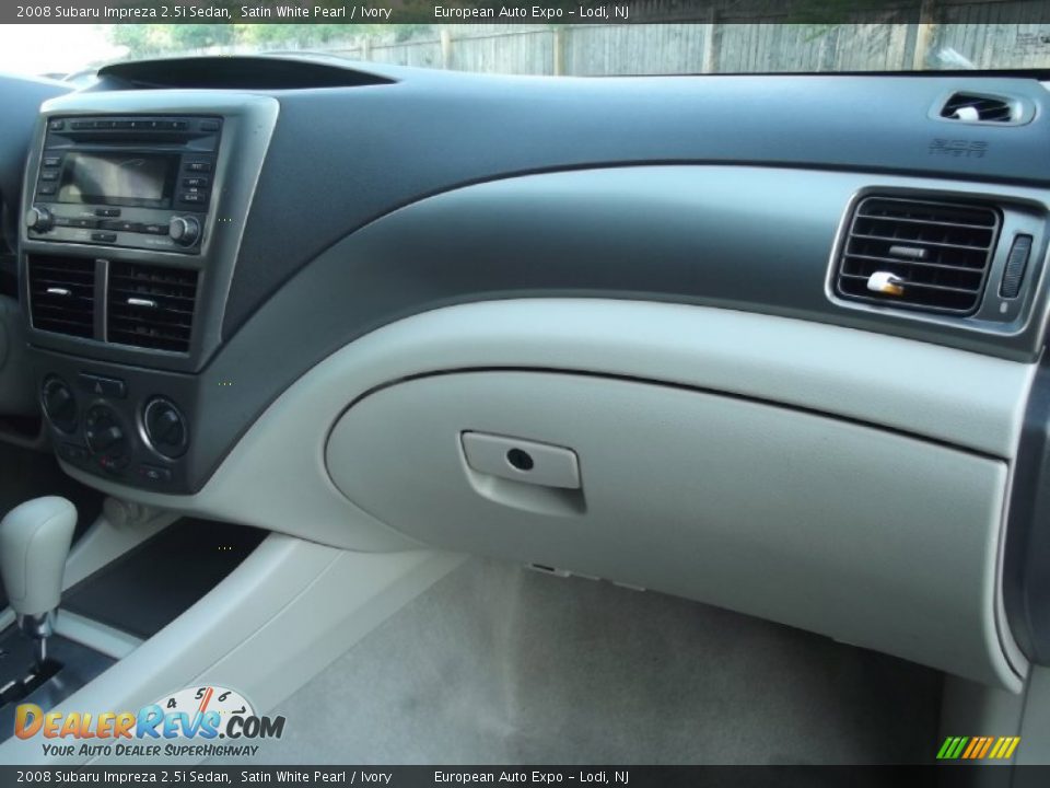 2008 Subaru Impreza 2.5i Sedan Satin White Pearl / Ivory Photo #20