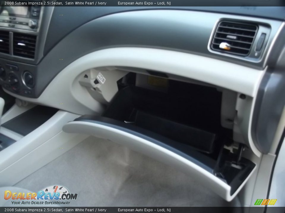 2008 Subaru Impreza 2.5i Sedan Satin White Pearl / Ivory Photo #21