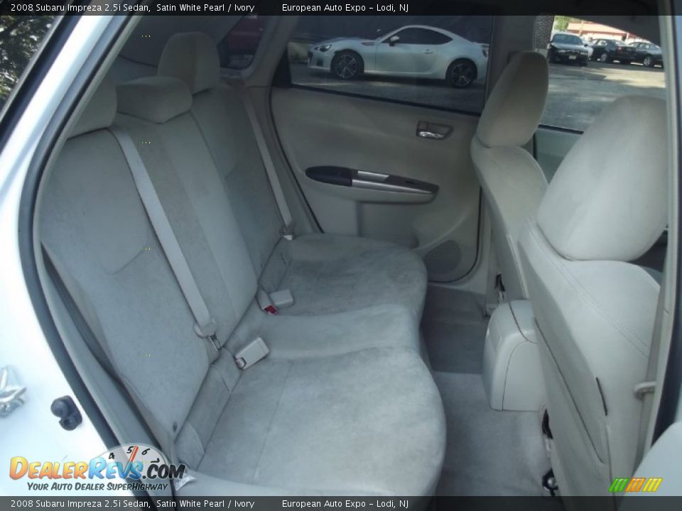 2008 Subaru Impreza 2.5i Sedan Satin White Pearl / Ivory Photo #23