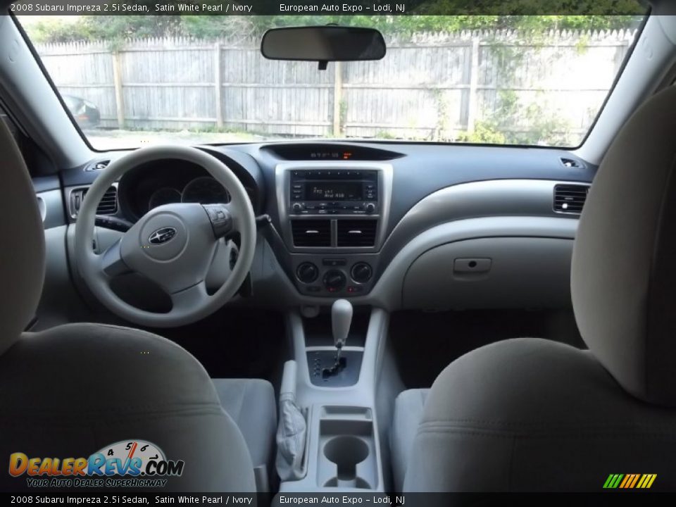 2008 Subaru Impreza 2.5i Sedan Satin White Pearl / Ivory Photo #24